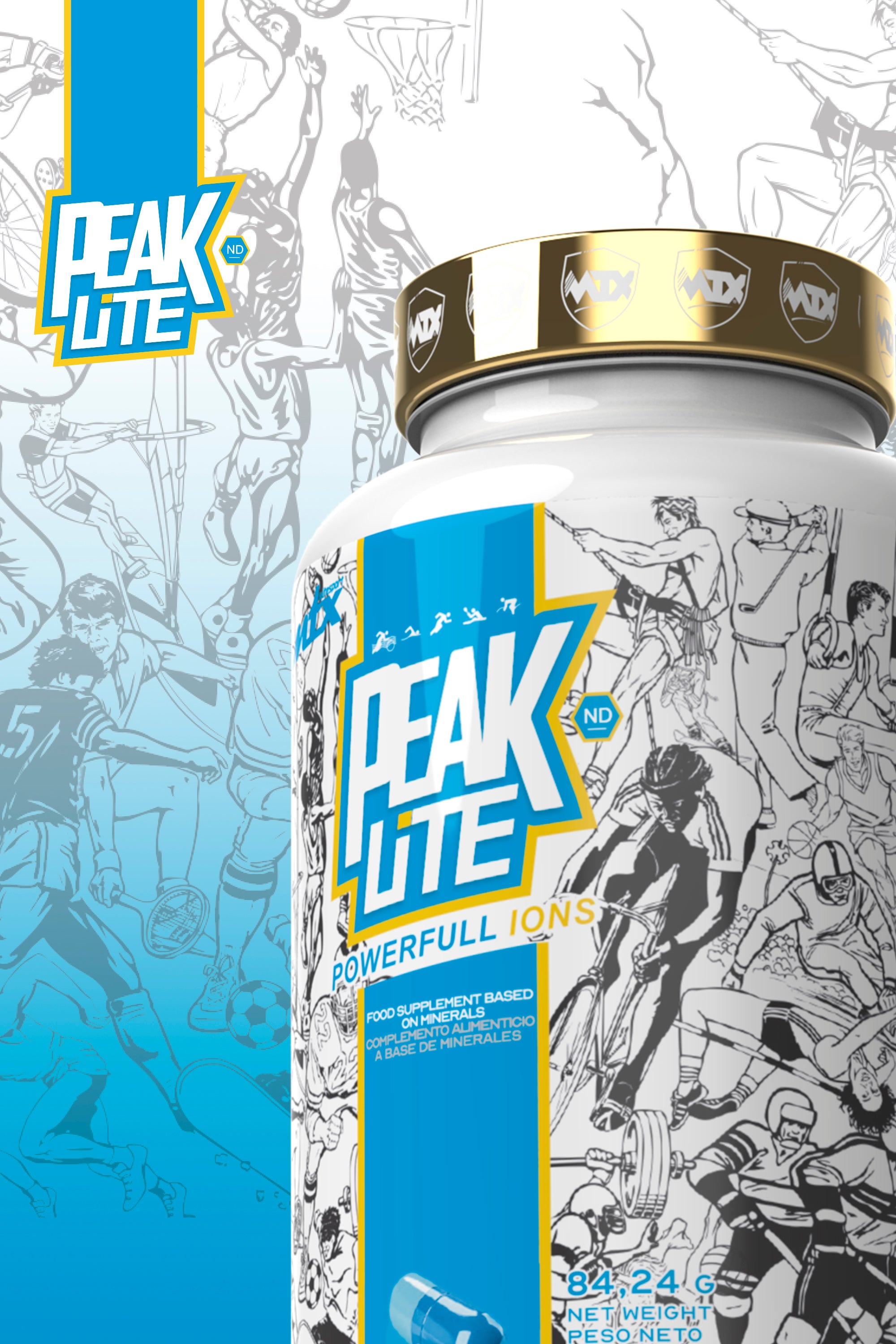 PEAKLITE ™ (Salts | Powerfull Ions Electrolites) [90caps / 936mg]